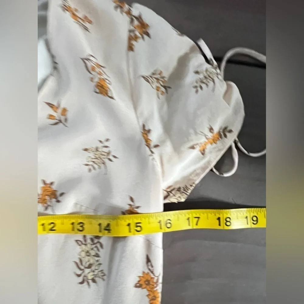 Madewell 100% Silk Faux Wrap Maxi Dress in Field Bouquet size 00 - Picture 14 of 16